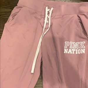 pink joggers